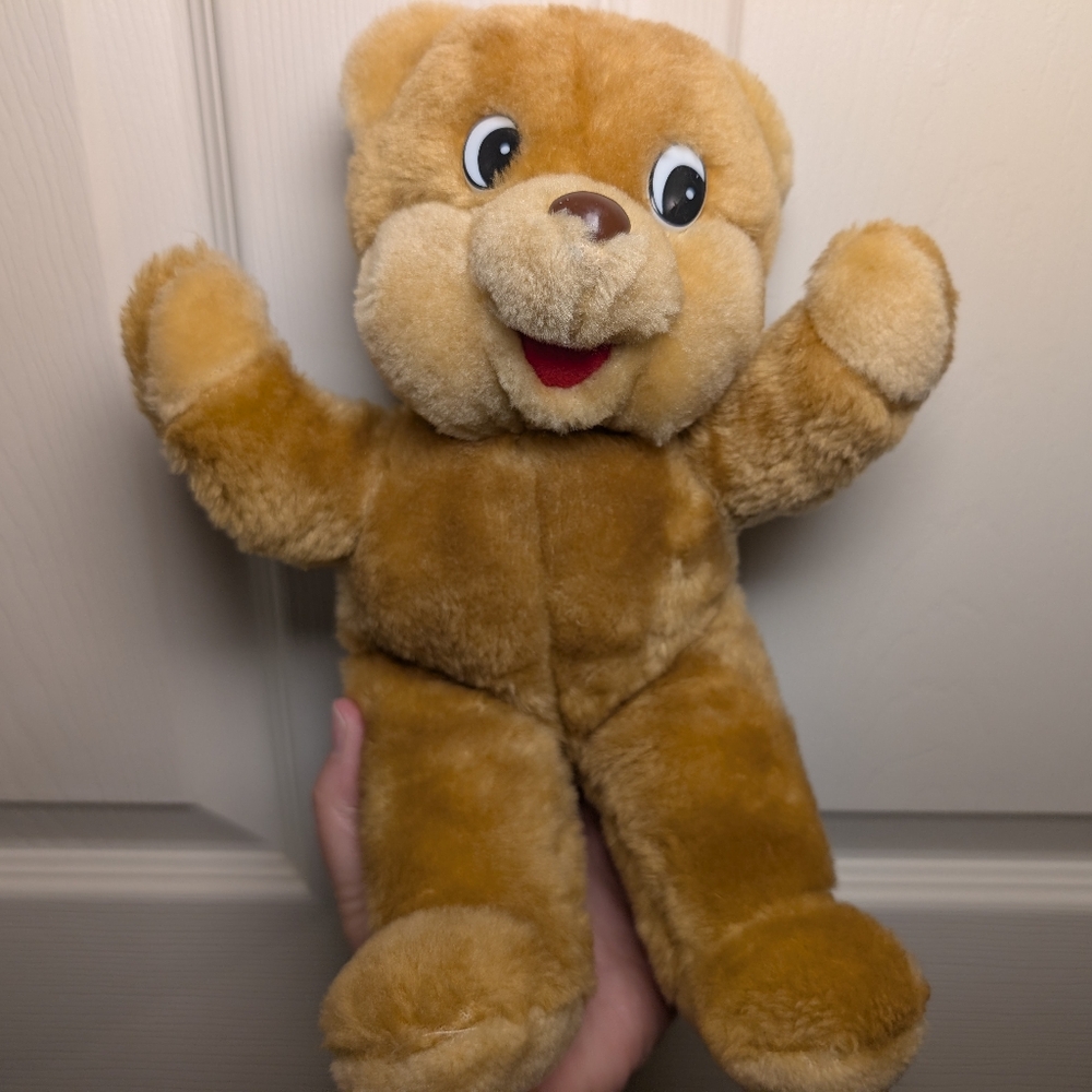 1986 Vintage Shoney's 11” Plush Bear Stuffed Animal Restaurant